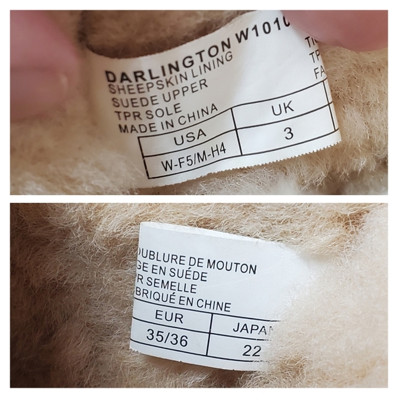 EMU Australia Women's Darlington Winter Boot Size 5 Slate Suede Sheepskin Comfy - Picture 12 of 12